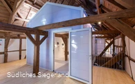 Ausstellung Gemeinsam Burbach - Sektion Zusammenleben / Haus im Haus
